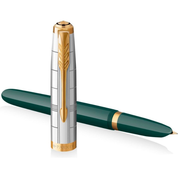 Ручка перьевая PARKER 51 PREMIUM CW2169074 FOREST GREEN GT F