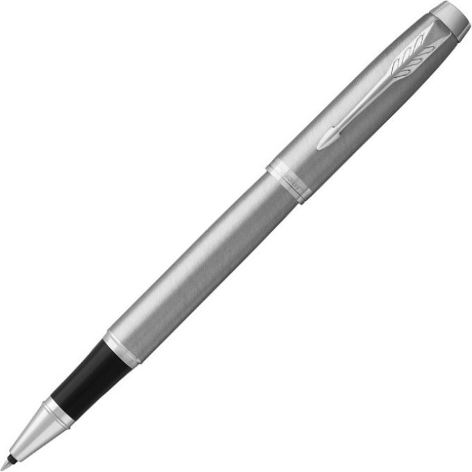 Ручка роллер PARKER IM ESSENTIAL T319 BRUSHED METAL CT F 2143633